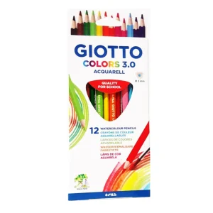 Lapiz color acuarelable Giotto 12 colores
