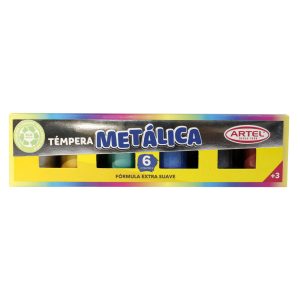 Tempera metalica Artel 6 colores