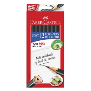 Lápiz Grafito Triangular Faber Castell Nº2