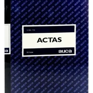Libro actas Auca 50 hojas