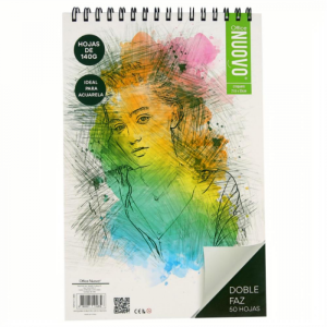 Croquera doble faz espiral oficio 50HJS /30