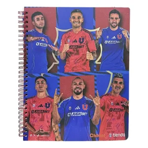 Cuaderno U de chile  univ 100h