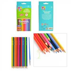 Set lápiz color triangular acuarela 10UN/100